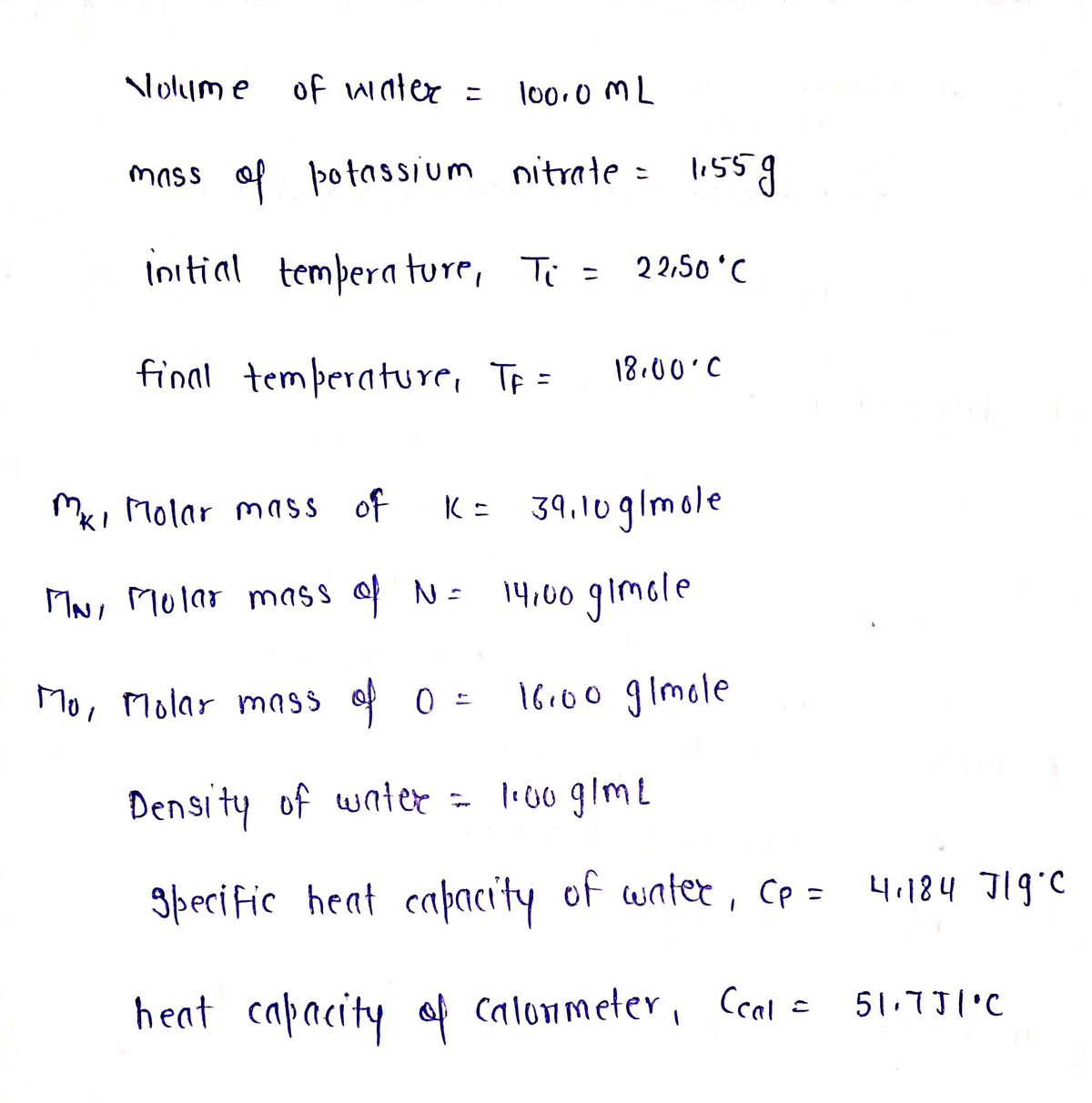 Chemistry homework question answer, step 1, image 1